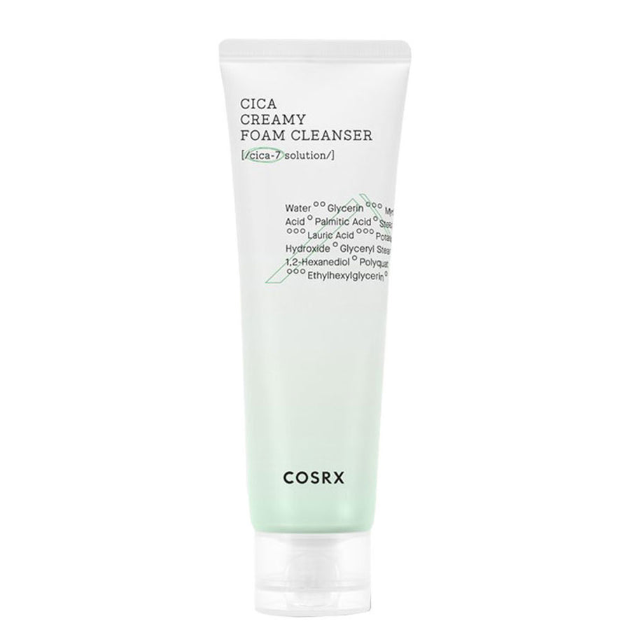 COSRX Pure Fit Cica Creamy Foam Cleanser - Peaches&Creme Shop Korean Skincare Malta