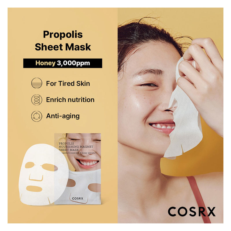 COSRX Full Fit Propolis Nourishing Magnet Sheet Mask - Peaches&Creme Shop Korean Skincare Malta