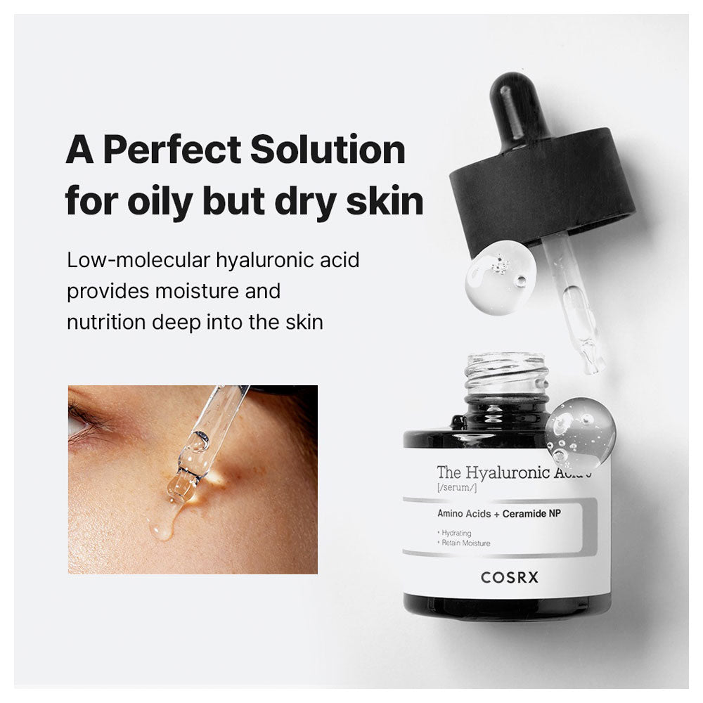 COSRX The Hyaluronic Acid 3 Serum - Peaches&Creme Shop Korean Skincare Malta