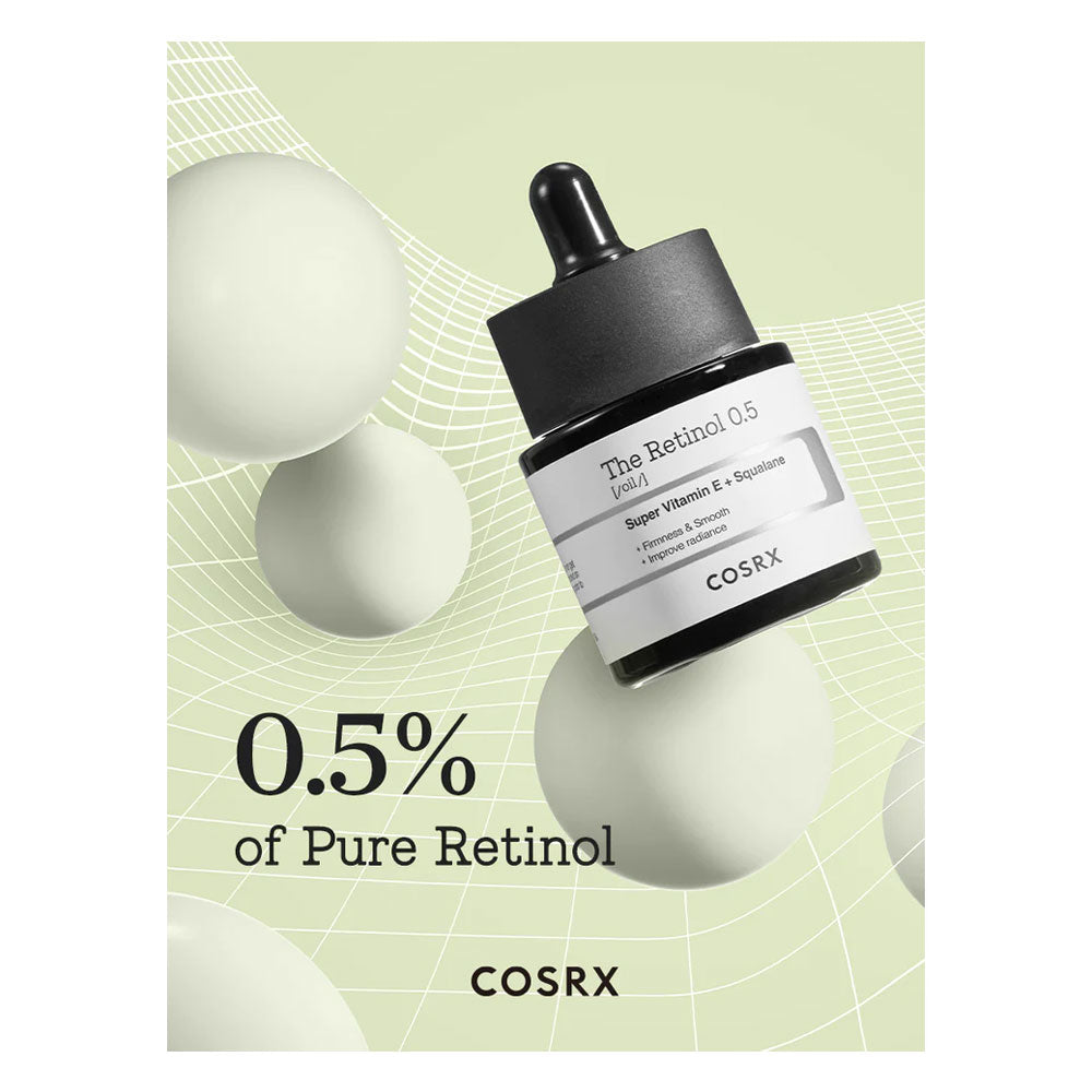 COSRX The Retinol 0.5 Oil - Peaches&Creme Shop Korean Skincare Malta