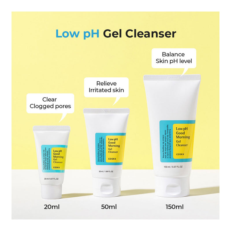 COSRX Low pH Good Morning Gel Cleanser - Peaches&Crème K-Beauty and Skincare Malta