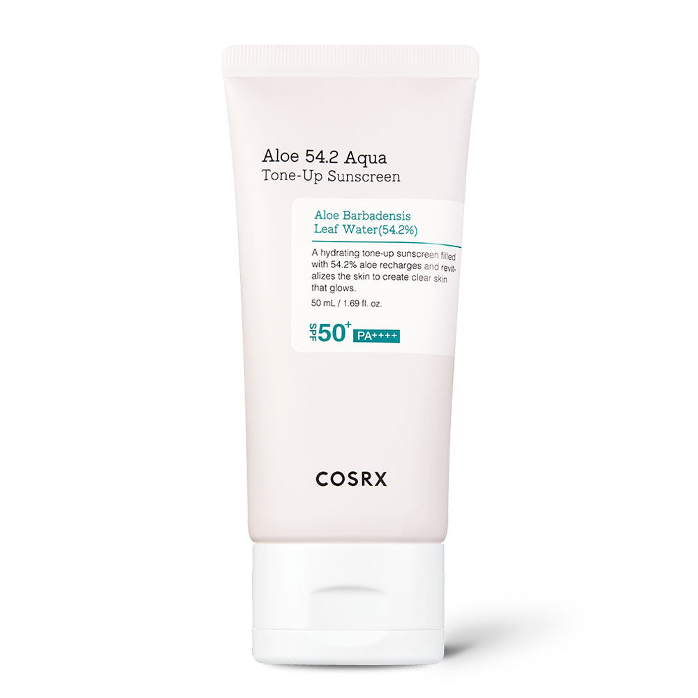 COSRX Aloe 54.2 Aqua Tone-up Sunscreen SPF50+ PA++++ - Peaches&Creme Shop Korean Skincare Malta