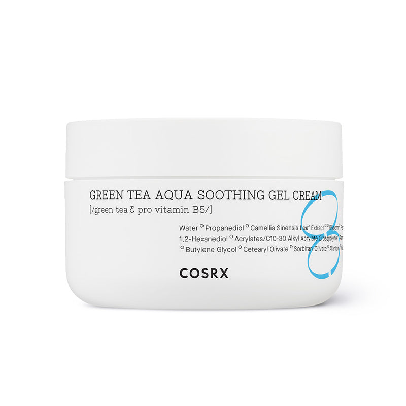 COSRX Hydrium Green Tea Aqua Soothing Gel Cream - Peaches&Creme Shop K-Beauty and Skincare Malta
