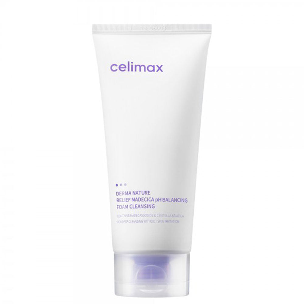 Celimax Derma Nature Relief Madecica pH Balancing Foam Cleansing - Peaches&Creme Shop Korean Skincare Malta