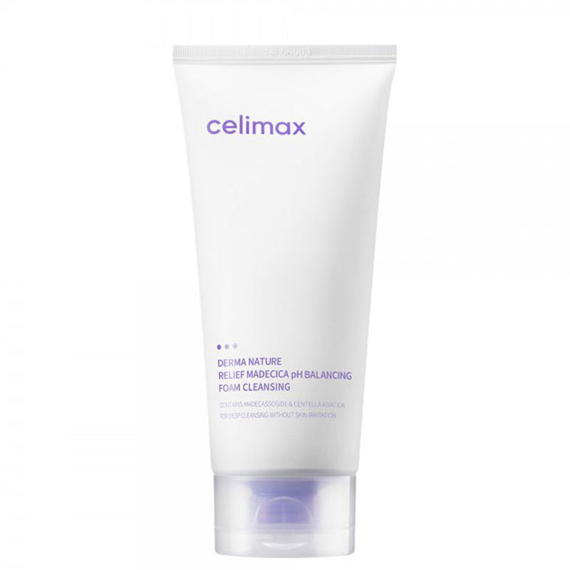 Celimax Derma Nature Relief Madecica pH Balancing Foam Cleansing - Peaches&Creme Shop Korean Skincare Malta