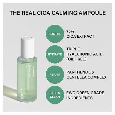 Celimax The Real Cica Calming Ampoule - Peaches&Creme Shop Korean Skincare Malta