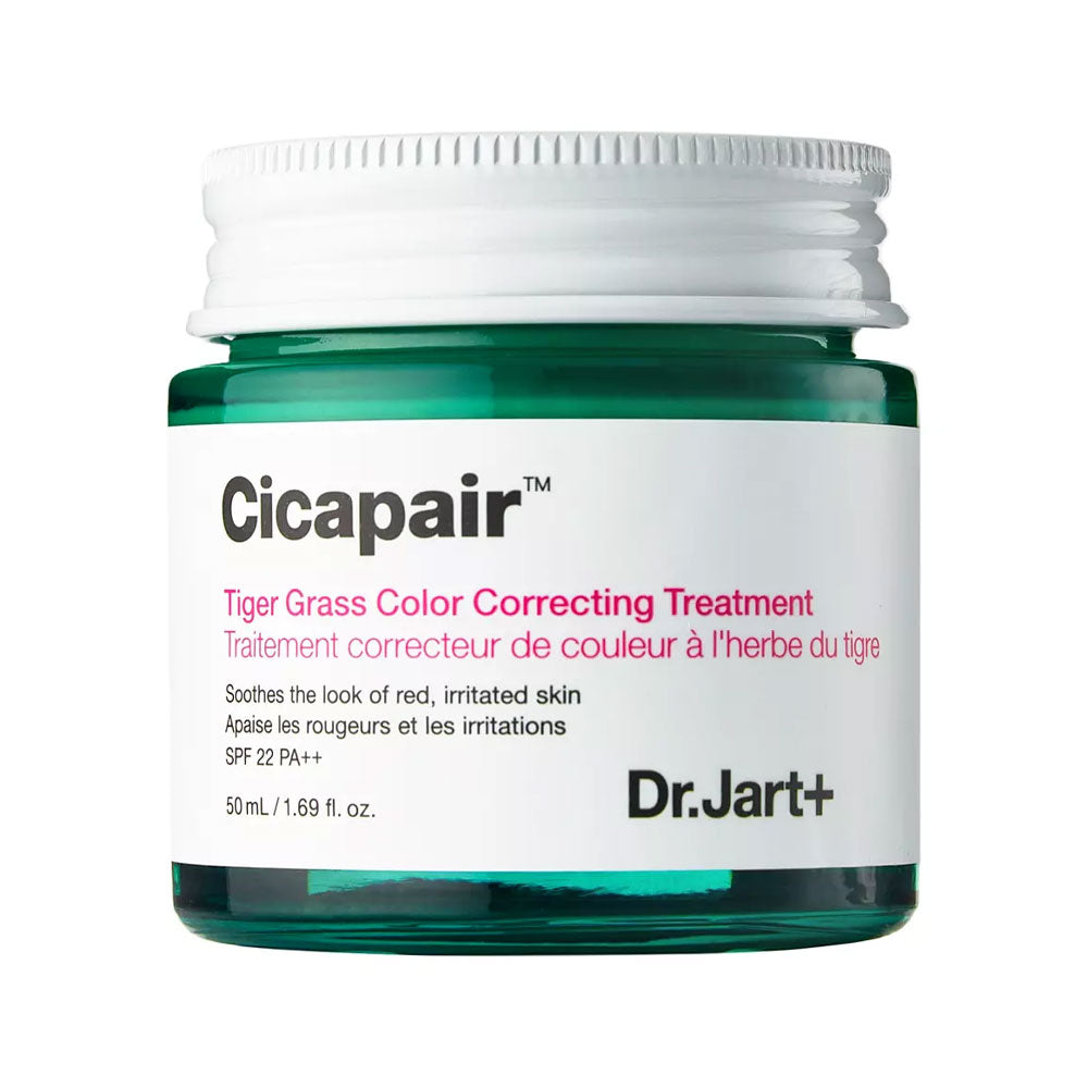 Dr. Jart+ Cicapair Tiger Grass Color Correcting Treatment - Peaches&Creme Shop Korean Skincare Malta