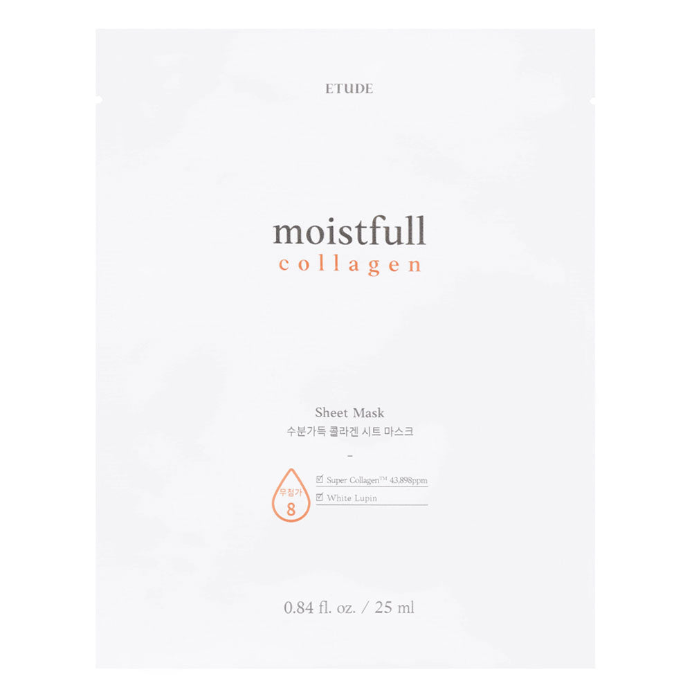 ETUDE HOUSE Moistfull Collagen Sheet Mask - Peaches&Creme Shop Korean Skincare Malta