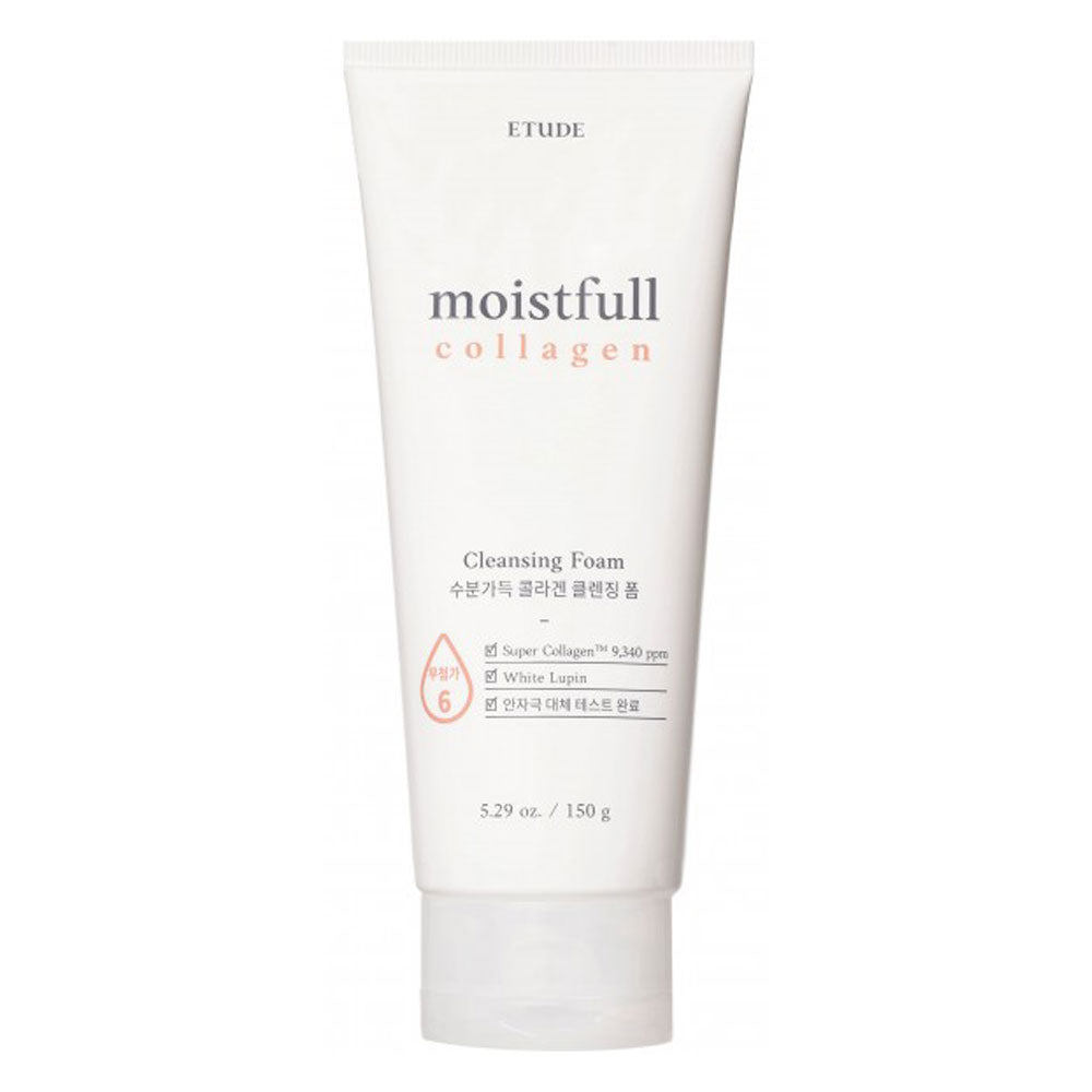 ETUDE HOUSE Moistfull Collagen Cleansing Foam - Peaches&Creme Shop Korean Skincare Malta