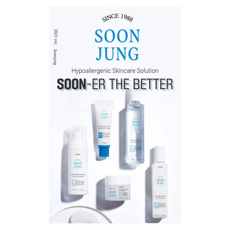 ETUDE HOUSE Soon Jung pH 6.5 Whip Cleanser - Peaches&Creme Shop Korean Skincare Malta