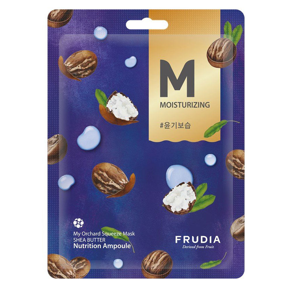 FRUDIA My Orchard Squeeze Mask Nutrition Ampoule - SHEA BUTTER - Peaches&Creme Shop Korean Skincare Malta