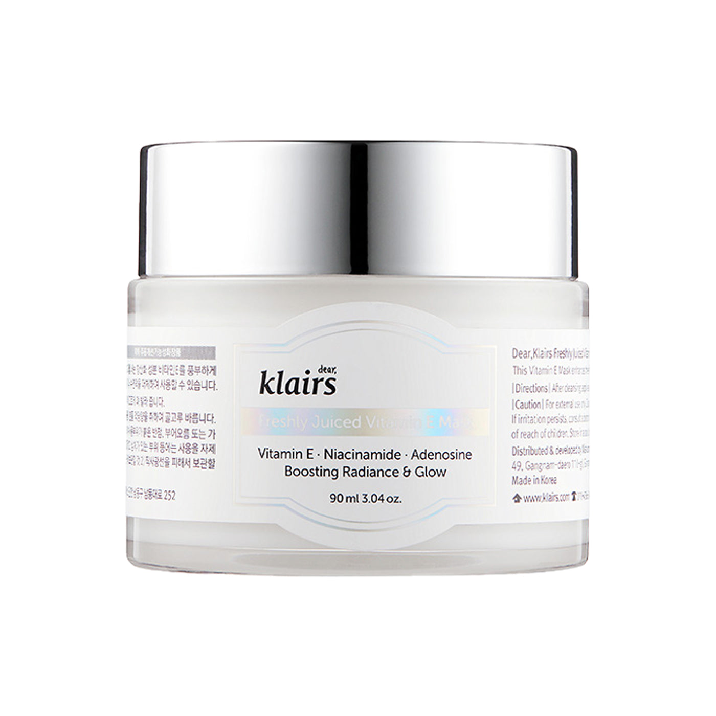 Klairs Freshly Juiced Vitamin E Mask - Peaches&Creme Shop Korean Skincare Malta