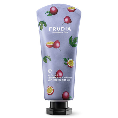 Frudia My Orchard Passion Fruit Scrub Body Wash - Peaches&Creme Korean Skincare Malta