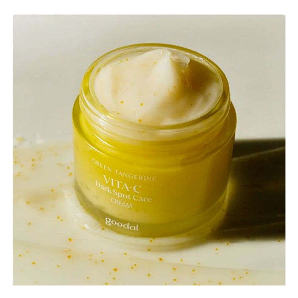 GOODAL Green Tangerine Vita C Dark Spot Care Cream - Peaches&Creme Shop Korean Skincare Malta