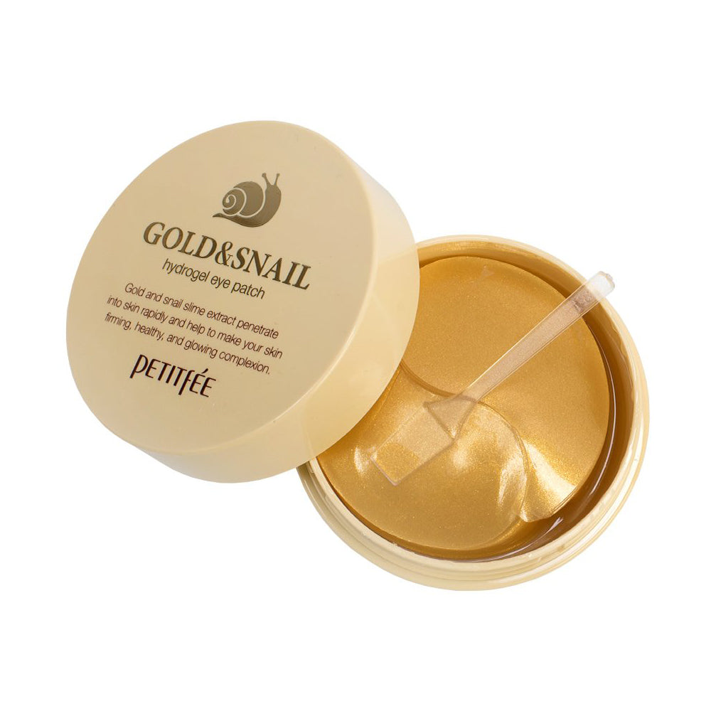 Gold & Snail Hydrogel Eye Patch Peaches&Creme Shop Korean Skincare Malta