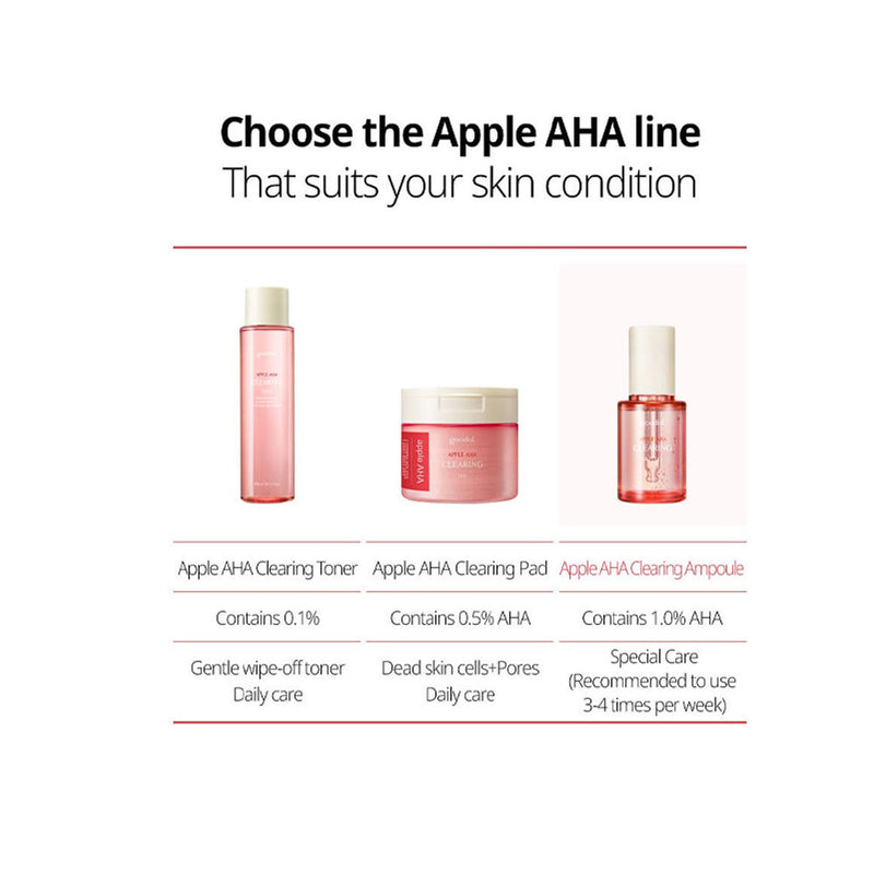 Goodal Apple AHA Clearing Toner - Peaches&Creme Shop Korean Skincare Malta