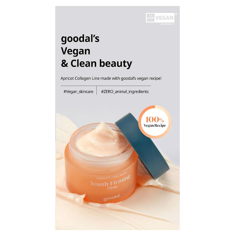 Goodal Apricot Collagen Youth Firming Cream - Peaches&Creme Shop Korean Skincare Malta