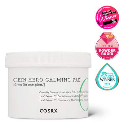 Cosrx One Step Green Hero Calming Pad - Peaches&Creme Shop Korean Skincare Malta