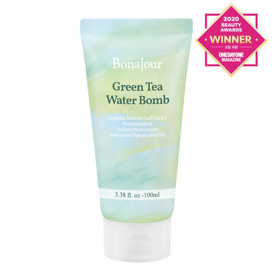 Bonajour Green Tea Water Bomb Cream - Peaches&Creme Shop Korean Skincare Malta