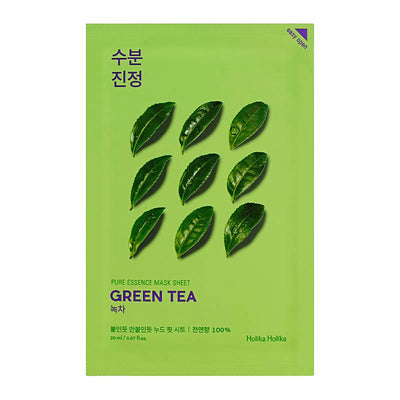 Holika Holika Pure Essence Mask Sheet - Green Tea - Peaches&Creme Shop Korean Skincare Malta