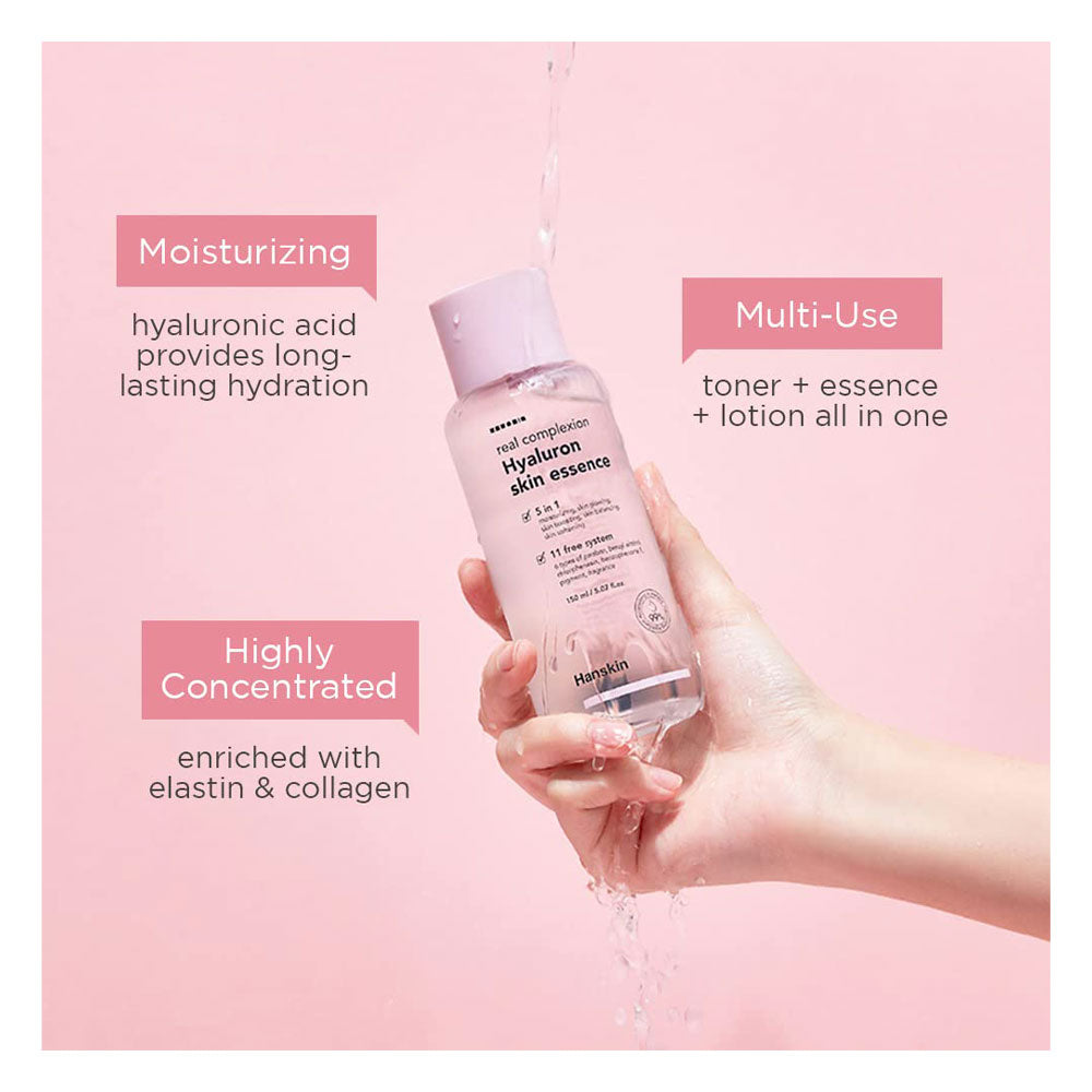 HANSKIN Real Complexion Hyaluron Skin Essence - Peaches&Creme Shop Korean Skincare Malta