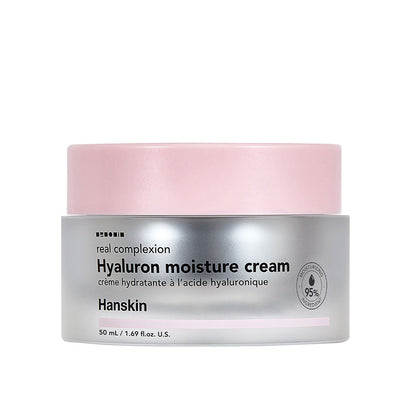 HANSKIN Real Complexion Hyaluron Moisture Cream - Peaches&Creme Shop Korean Skincare Malta