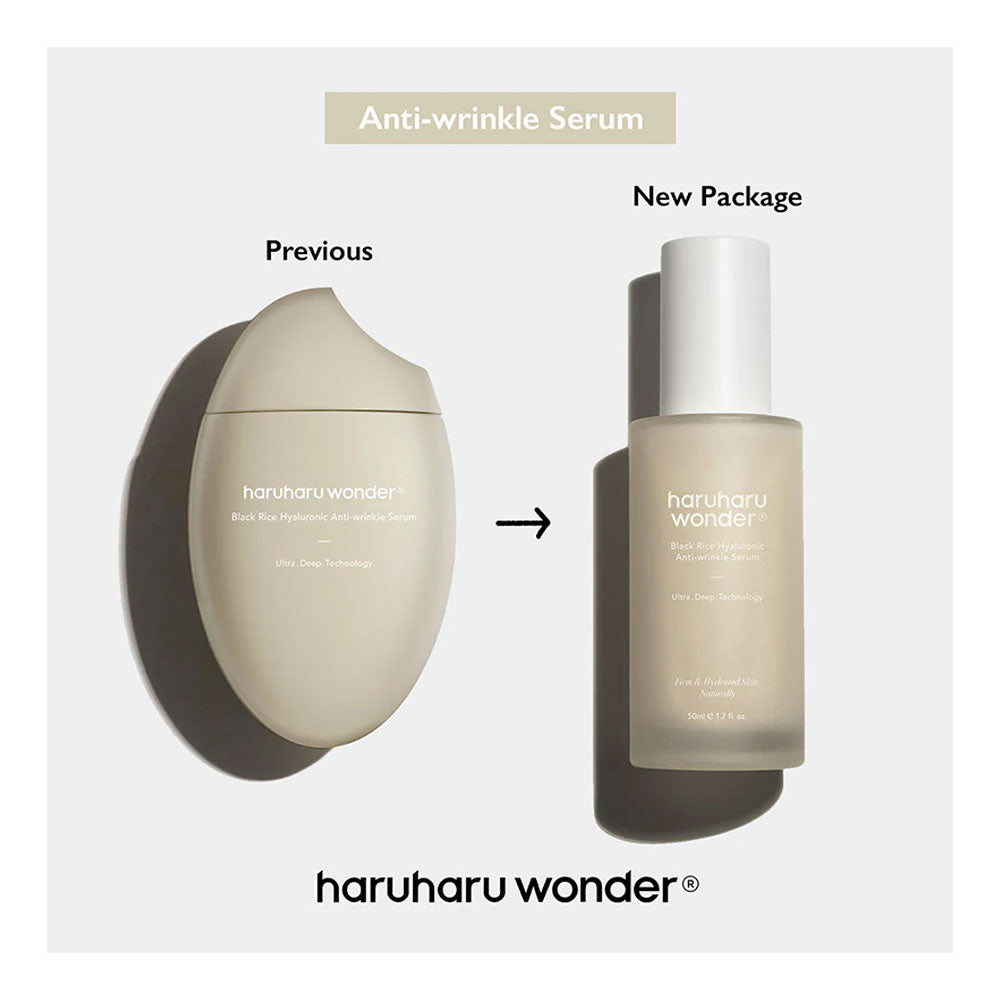 HARUHARU WONDER- Black Rice Hyaluronic Anti-wrinkle Serum - Peaches&Creme Shop Korean Skincare Malta