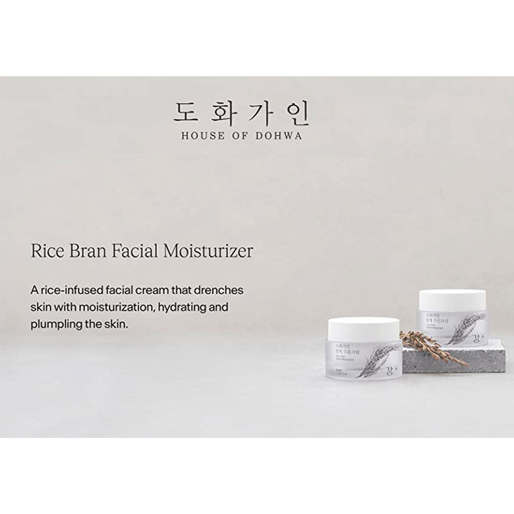 HOUSE OF DOHWA Rice Bran Facial Moisturizer - Peaches&Creme Shop Korean Skincare Malta