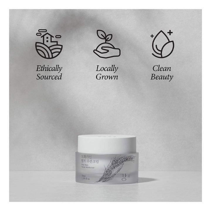 HOUSE OF DOHWA Rice Bran Facial Moisturizer - Peaches&Creme Shop Korean Skincare Malta