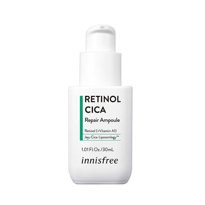 INNISFREE Retinol Cica Repair Ampoule - Peaches&Creme Shop Korean Skincare Malta