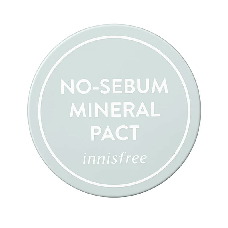 INNISFREE No-Sebum Mineral Pact - Peaches&Creme Shop Korean Skincare Malta
