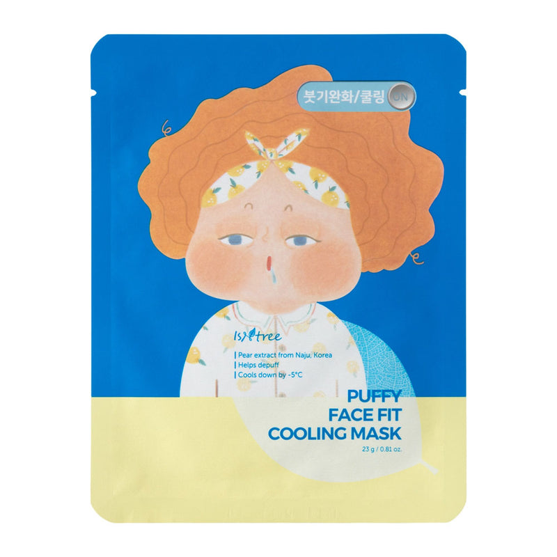 ISNTREE Puffy Face Fit Cooling Mask - Peaches&Creme Shop Korean Skincare Malta