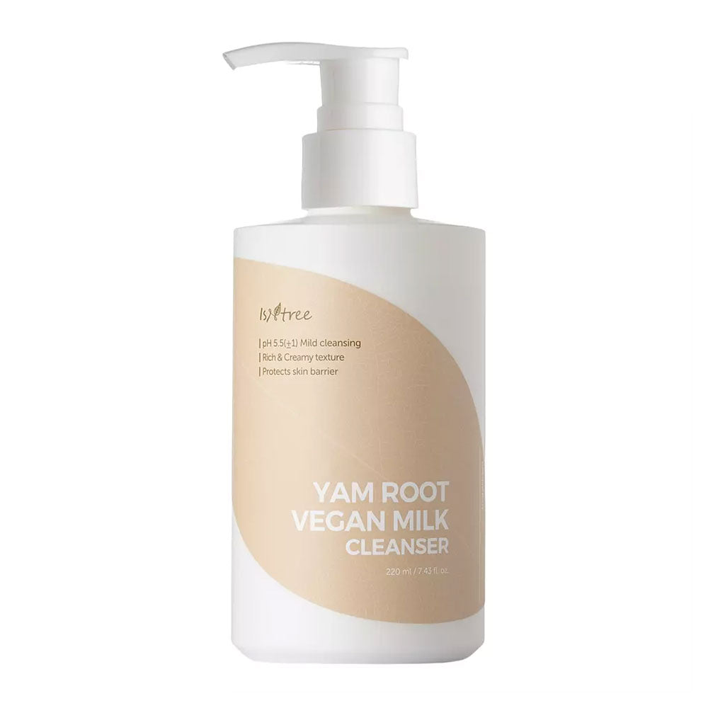 ISNTREE Yam Root Vegan Milk Cleanser - Peaches&Creme Shop Korean Skincare Malta