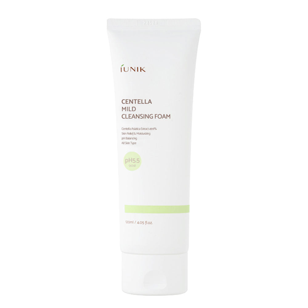 IUNIK Centella Mild Cleansing Foam - Peaches&Creme Shop Korean Skincare Malta