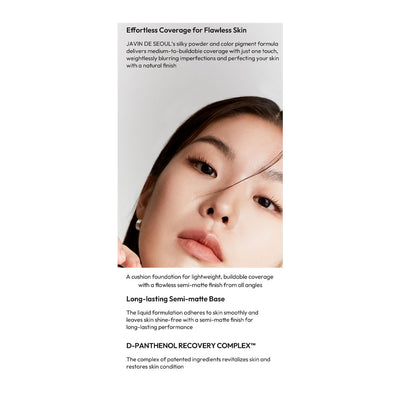 Javin De Seoul Wink Foundation Pact - Peaches&Creme Shop Korean Skincare Malta