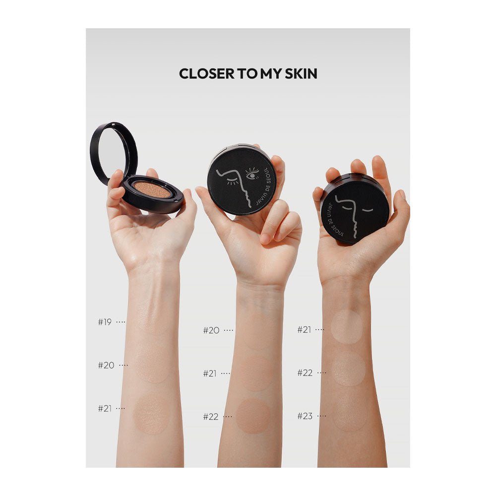 Javin De Seoul Wink Foundation Pact - Peaches&Creme Shop Korean Skincare Malta
