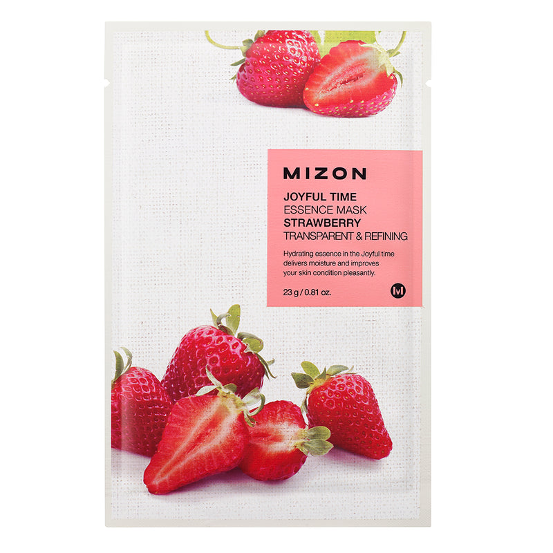 Mizon Joyful Time Essence Mask [Strawberry] - Peaches&Creme Shop Korean Skincare Malta