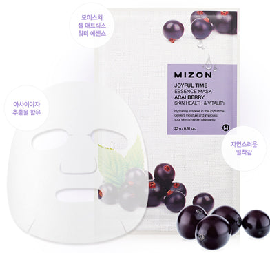 Mizon Joyful Time Essence Mask [Acai Berry] - Peaches&Creme Shop Korean Skincare Malta