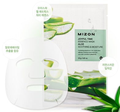 Mizon Joyful time Essence Mask [Aloe] - Peaches&Creme Shop Korean Skincare Malta