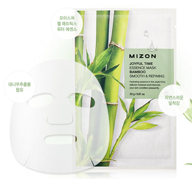 Mizon Joyful Time Essence Mask [Bamboo] -Peaches&Creme Shop Korean Skincare Malta