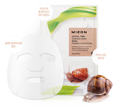 Mizon Joyful Time Essence Mask [Snail] - Peaches&Creme Shop Korean Skincare Malta