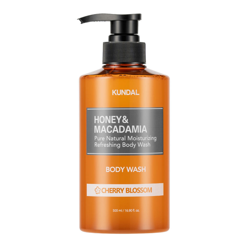 KUNDAL Honey & Macadamia Body Wash - Peaches&Creme Shop Korean Skincare Malta