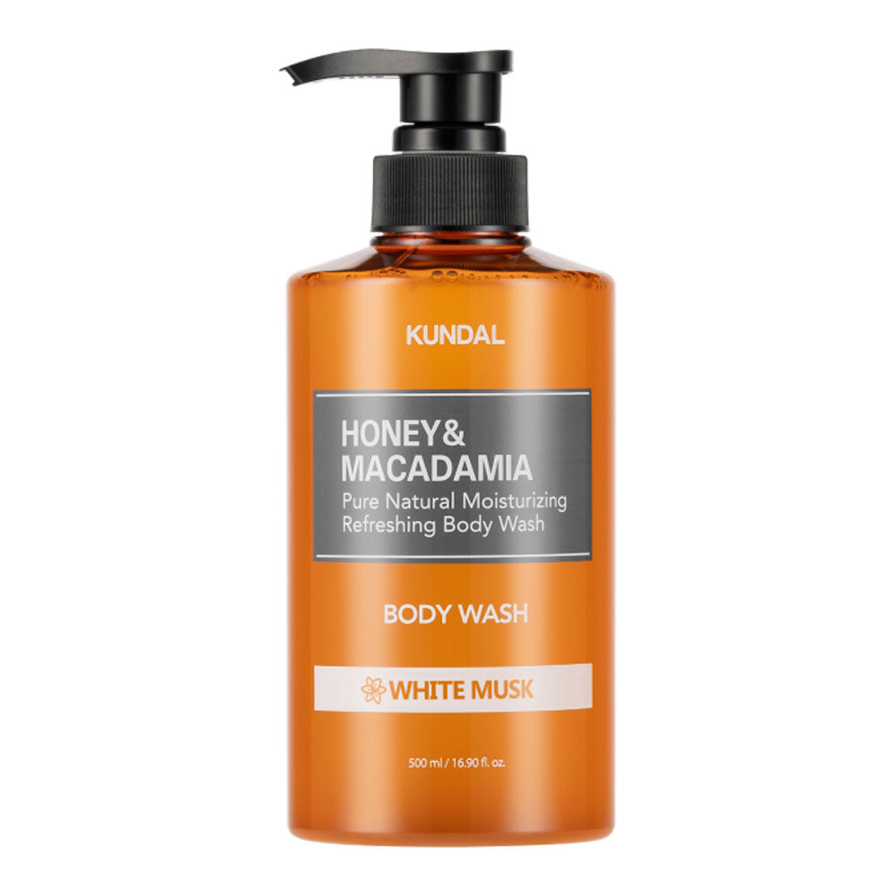 KUNDAL Honey & Macadamia Body Wash - Peaches&Creme Shop Korean Skincare Malta