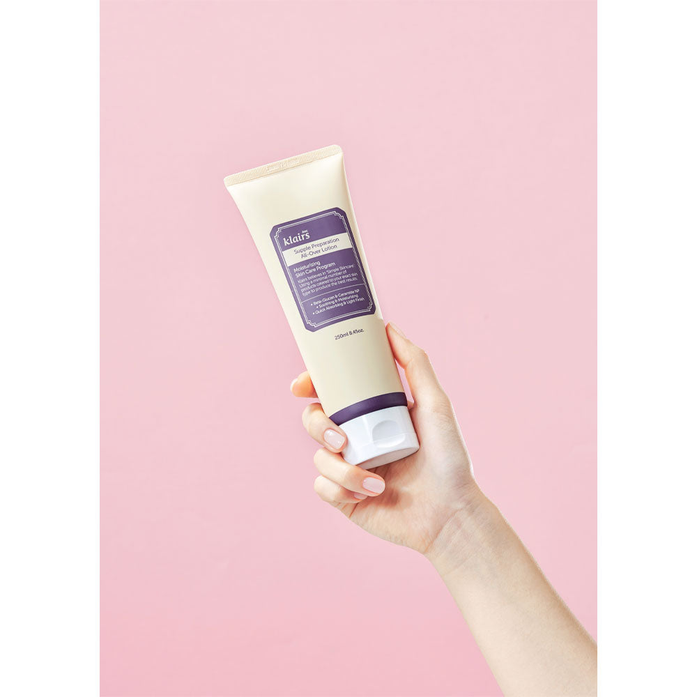 Klairs Supple Preparation All-Over Lotion Peaches&Creme Korean Skincare Malta