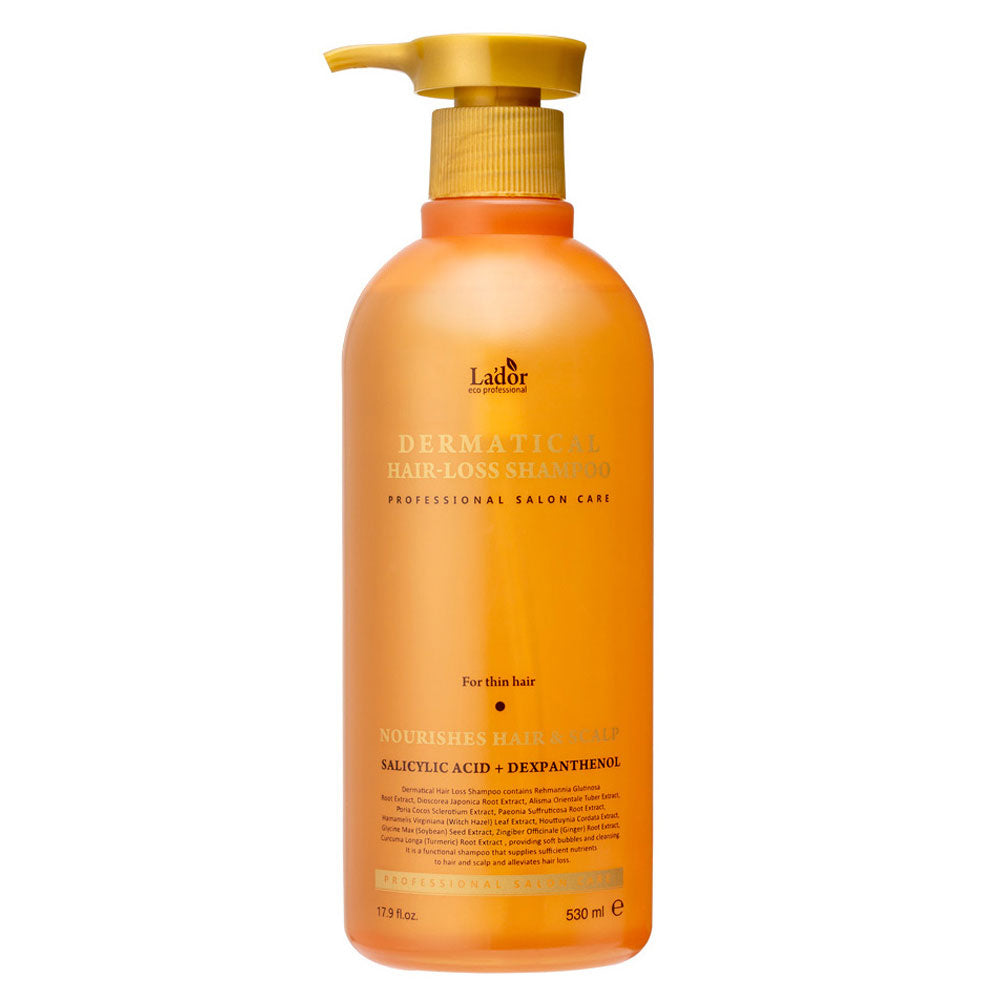 LADOR Dermatical Hair-Loss Shampoo For Thin Hair - Peaches&Creme Shop Korean Skincare Malta