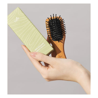 La'dor Mini Wooden Paddle Brush - Peaches&Creme Shop Korean Skincare Malta