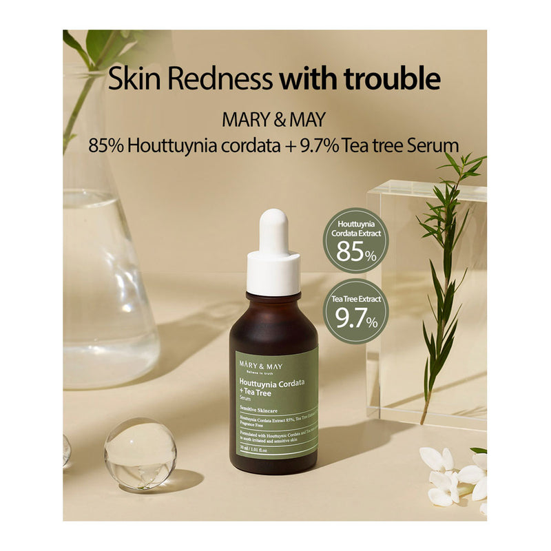 MARY & MAY Houttuynia Cordata +Tea Tree Serum - Peaches&Creme Shop Korean Skincare Malta