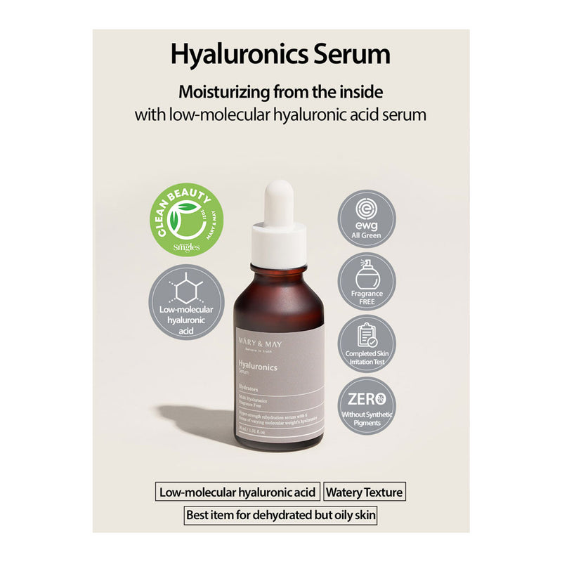 MARY & MAY Hyaluronics Serum - Peaches&Creme Shop Korean Skincare Malta