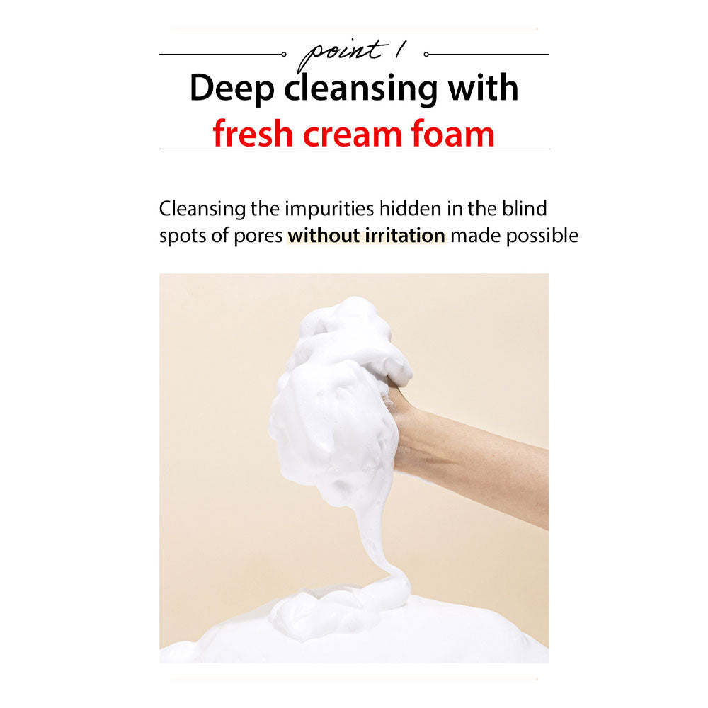 MARY & MAY Houttuynia Cordata + Tea Tree Cleansing Foam - Peaches&Creme Shop Korean Skincare Malta