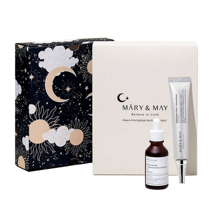 MARY & MAY MARY&MAY Be Bright Gift Set - Peaches&Creme Shop Korean Skincare Malta
